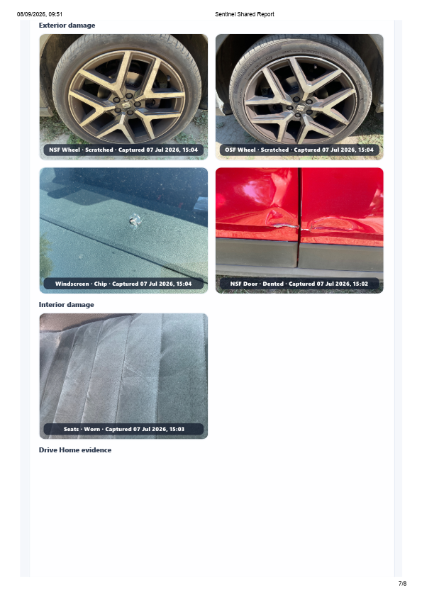 Redacted CERSUS Appraisal example, page 7 of 8: damage photographs.